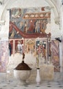 Frescoe of the Last Judgement in Matera Cathedral, Italy